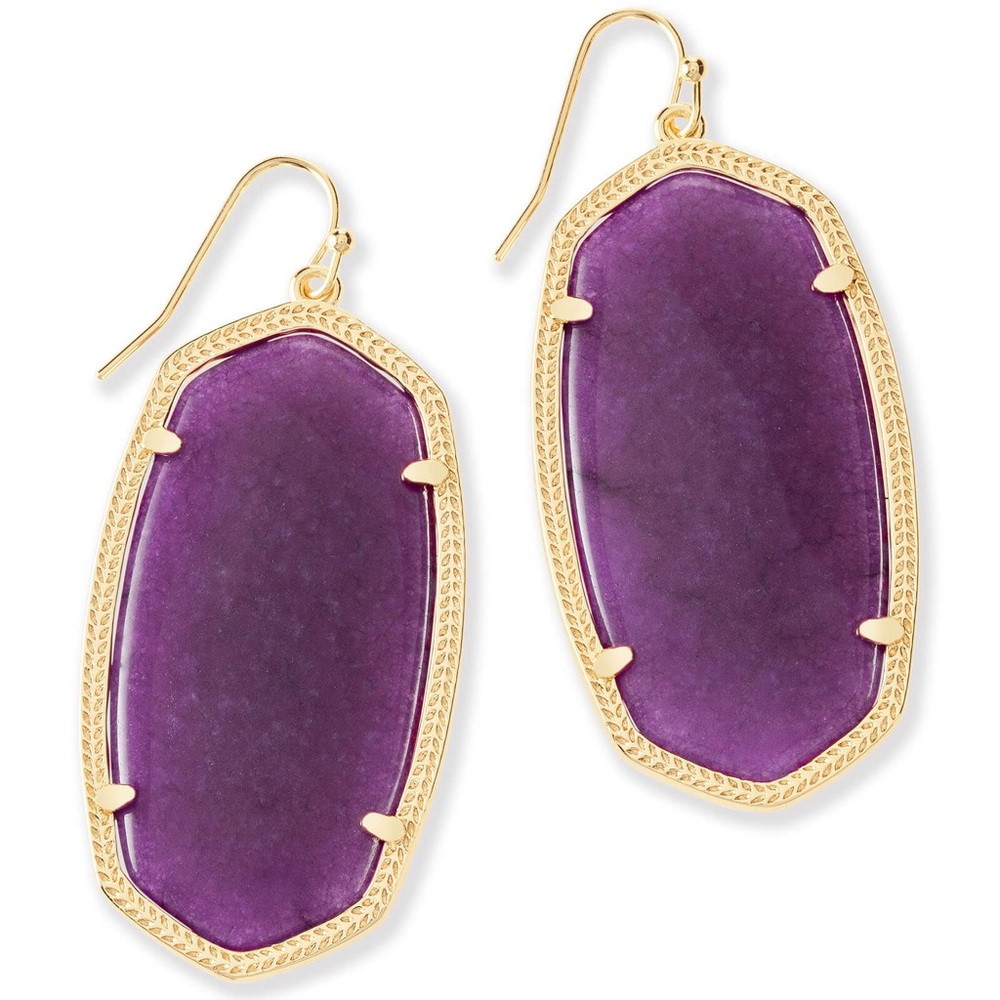 Kendra Scott Elle Earrings Dark Purple